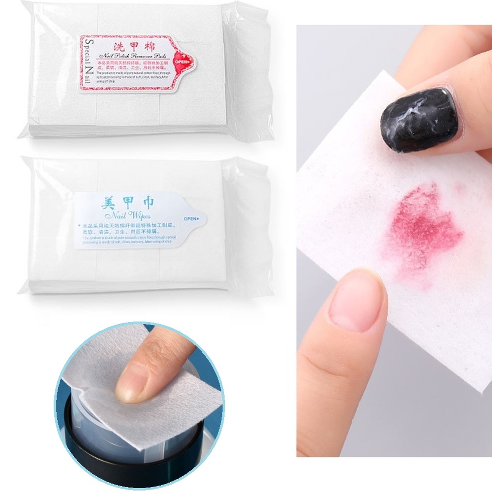 Giấy Lau Gel Làm Nail, Chất Liệu Mềm Mịn, Có Độ Dai, Sử Dụng Nhiều Chức Năng, Thấm Hút Tốt, Thiết Kể Cắt Sẵn Nhỏ Gọn Và Tiện Lợi