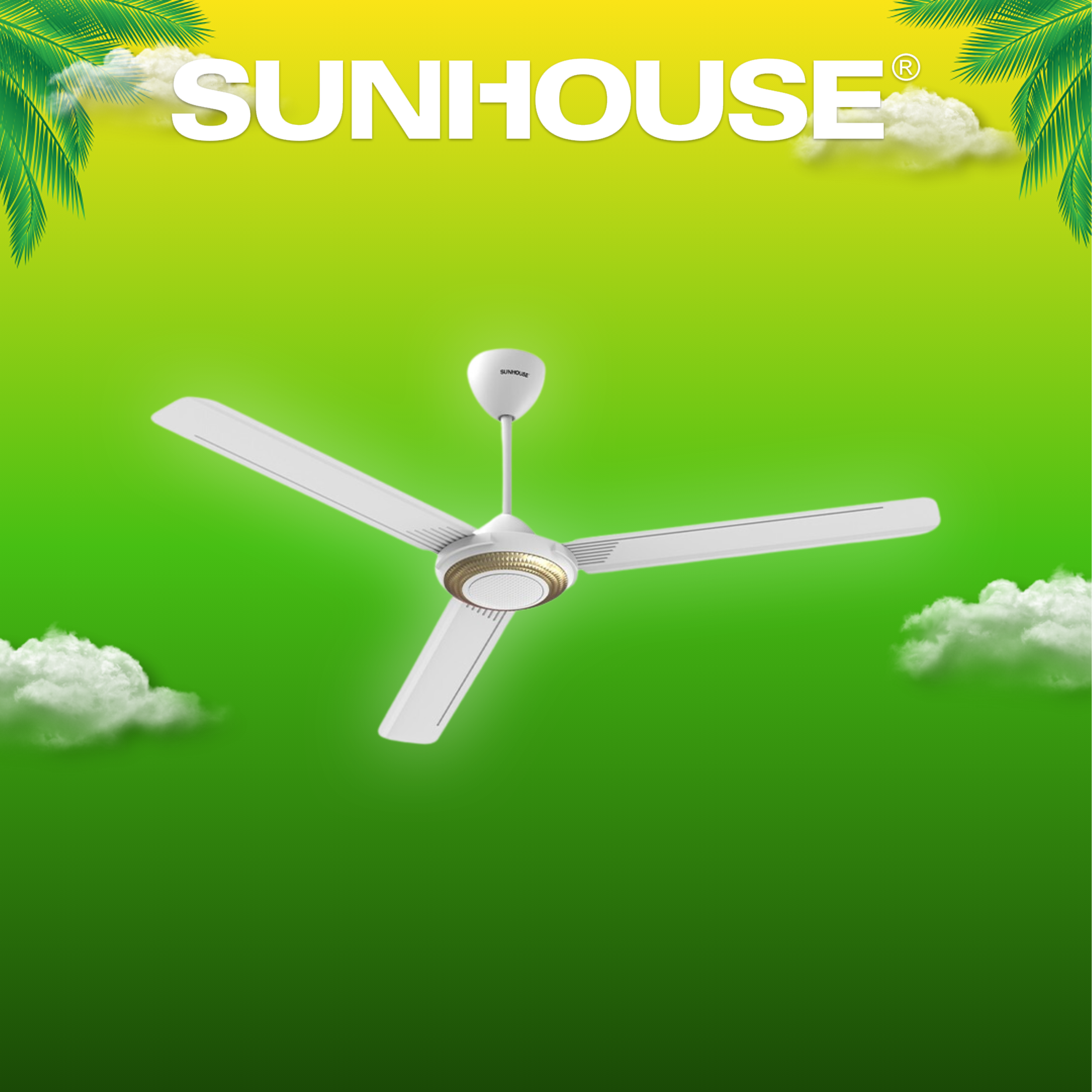 Quạt trần 3 cánh SUNHOUSE SHD7658 - Hàng chính hãng