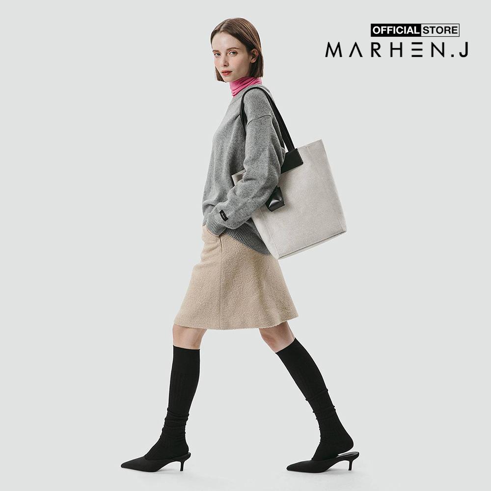 Marhen.J - Túi đeo vai nữ chữ nhật Wheat MJ22DWHEAT-BK