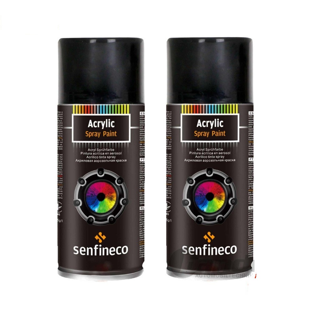 Sơn Đen Bóng SENFINECO 4039 Paint Acrylic Black Gloss 400ML/ Chai – HÀNG CHÍNH HÃNG