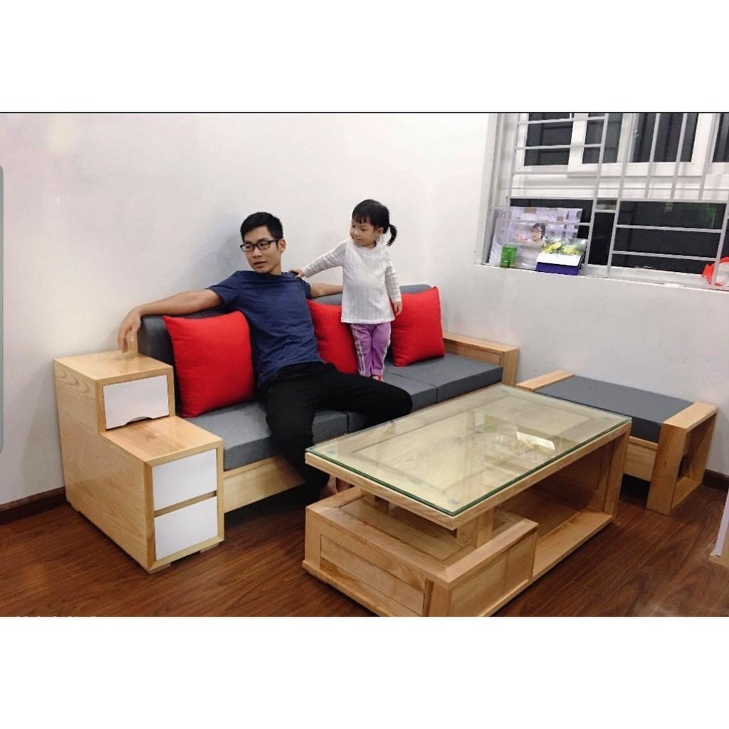 Sofa Văng gỗ Sồi Nga - dành cho căn hộ nhỏ