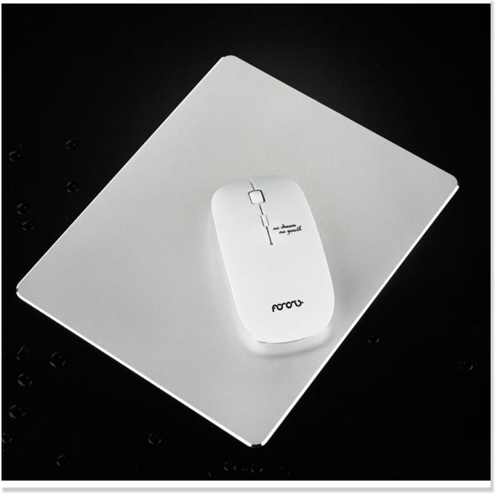 Miếng Lót Chuột chất liệu Nhôm Aluminum Mouse pad 220x180mm