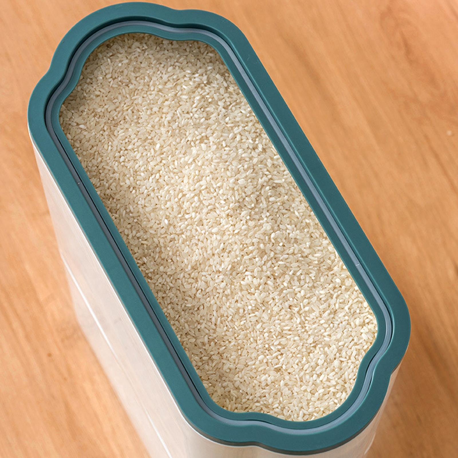 11kg Rice Dispenser, Rice Container, Multifunctional Rice Storage Barrel for Cereal Nuts