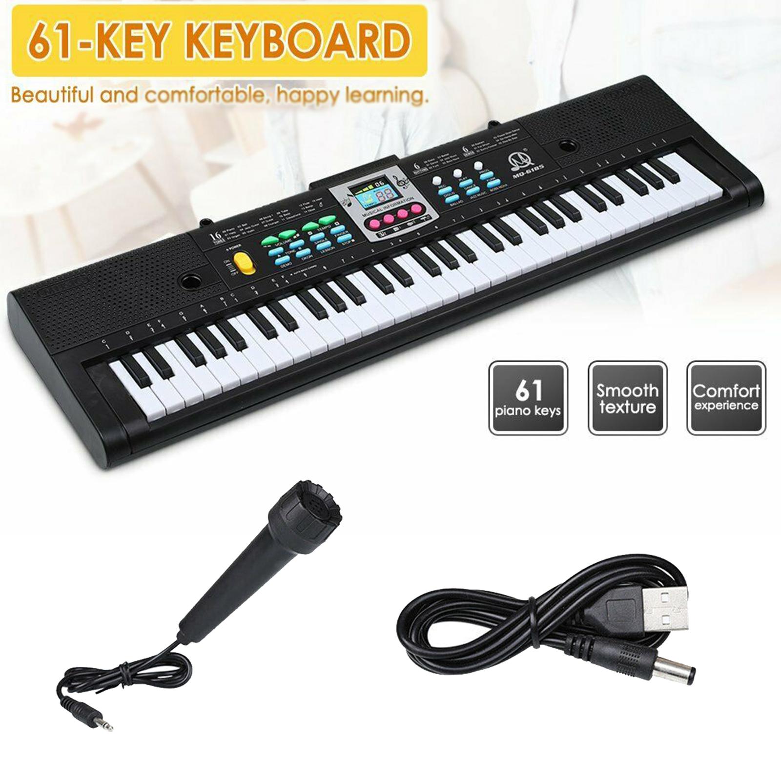 61 Key Digital Music Electronic Keyboard Key Board Electric Piano for Home Stage