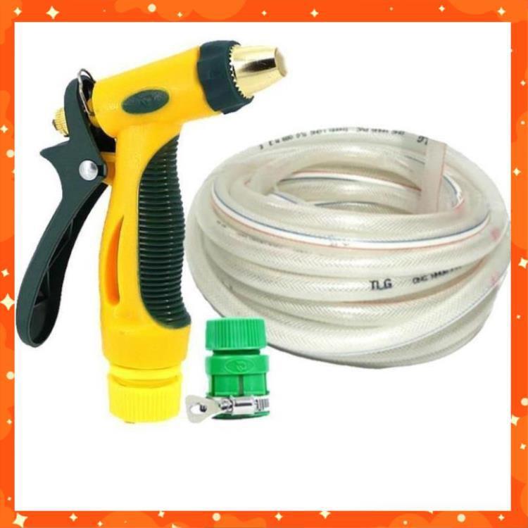 Bộ dây vòi xịt nước rửa xe,tưới cây tăng áp 3 lần 20M 206317