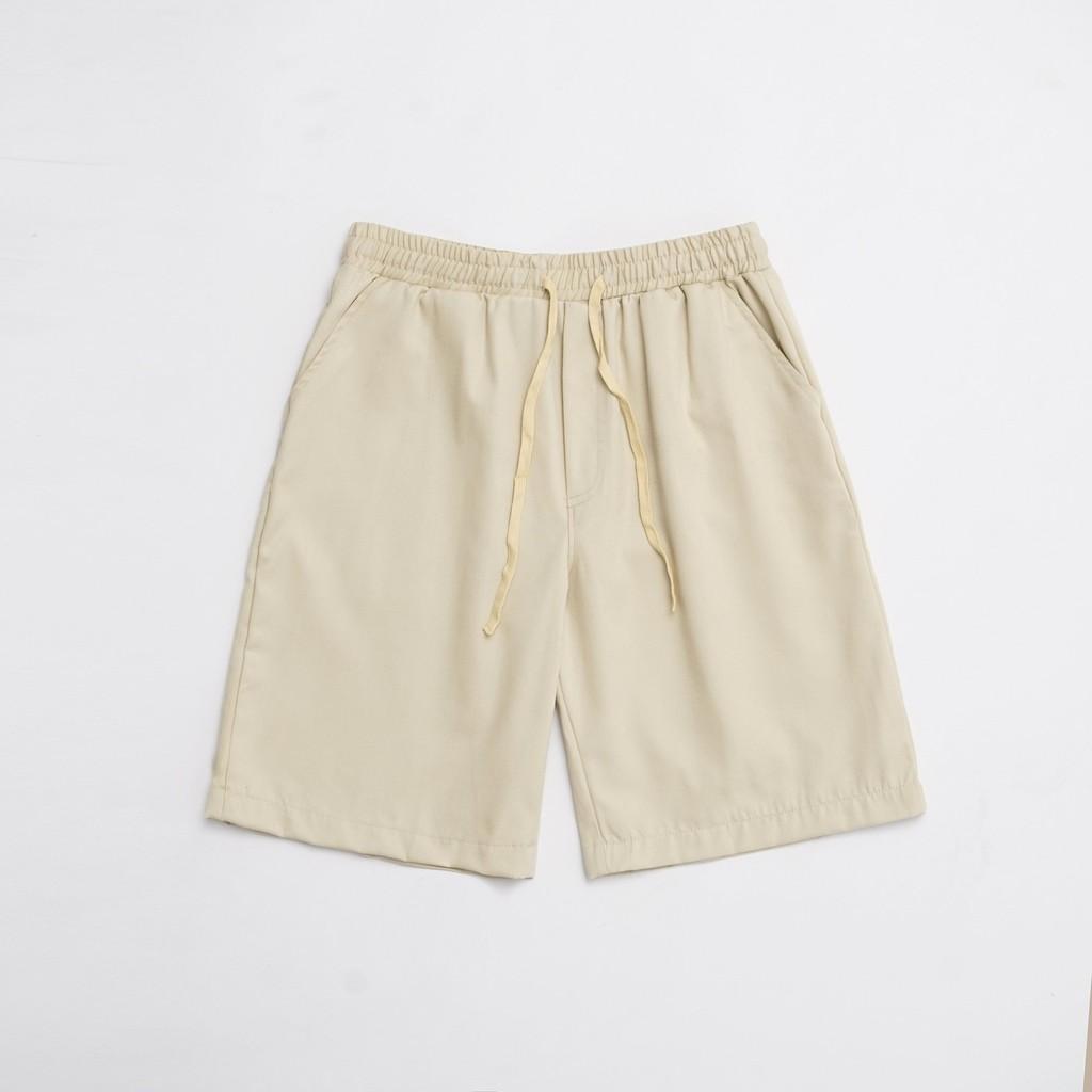 Quần Short Đùi Kaki unisex N7 thun Basic nam nữ ống rộng ulzzang Hàn Quốc