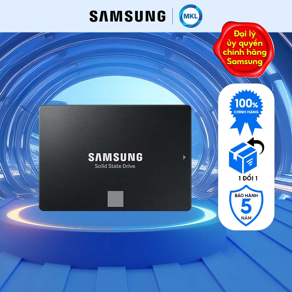 Ổ cứng SSD Samsung 870 EVO 2.5 Inch 3D TLC V-NAND SATA III tốc độ tối đa 560 MBs dung lượng 250GB500GB1TB chính hãng - 1TB