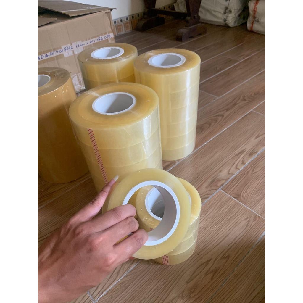 Băng keo dán thùng 48mm lõi 5cm – Băng dính đóng hàng siêu chắc – 100 Yard – Giá sỉ