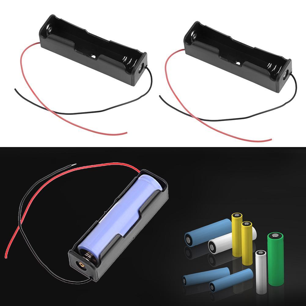 5 Chiếc Đĩa Đơn Khe Cắm DIY 18650 Pin Power Bank Nhựa 18650 Pin Sạc Hộp Bảo Quản Vỏ Ốp Lưng