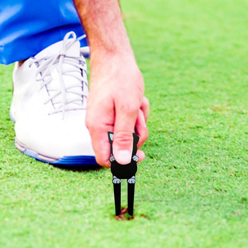1 PCS Golf Divot Công cụ sửa chữa Công cụ sửa chữa Groove Cleaner Golf Pitch Fork Phụ kiện Golf Đặt Fork Green