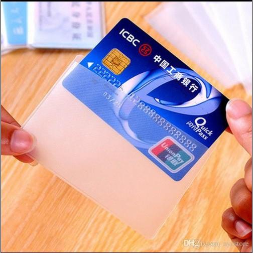 Combo 8 Vỏ Bọc Thẻ Căn Cước, ATM, Thẻ Nhân Viên Siêu Mềm