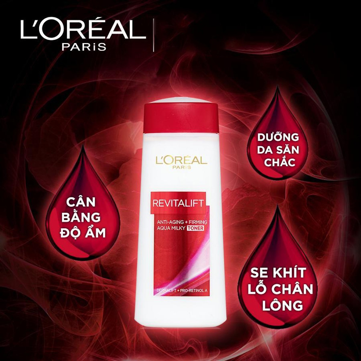 Nước Hoa Hồng Se Khít Lỗ Chân Lông Và Săn Chắc Da L'oreal Paris Revitalift 200ml