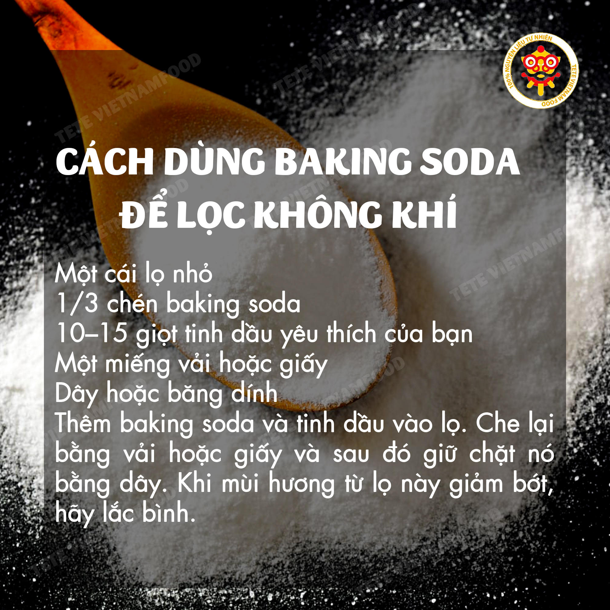 1kg Bột Baking Soda Đa Công Dụng Arm &amp; Hammer TETE