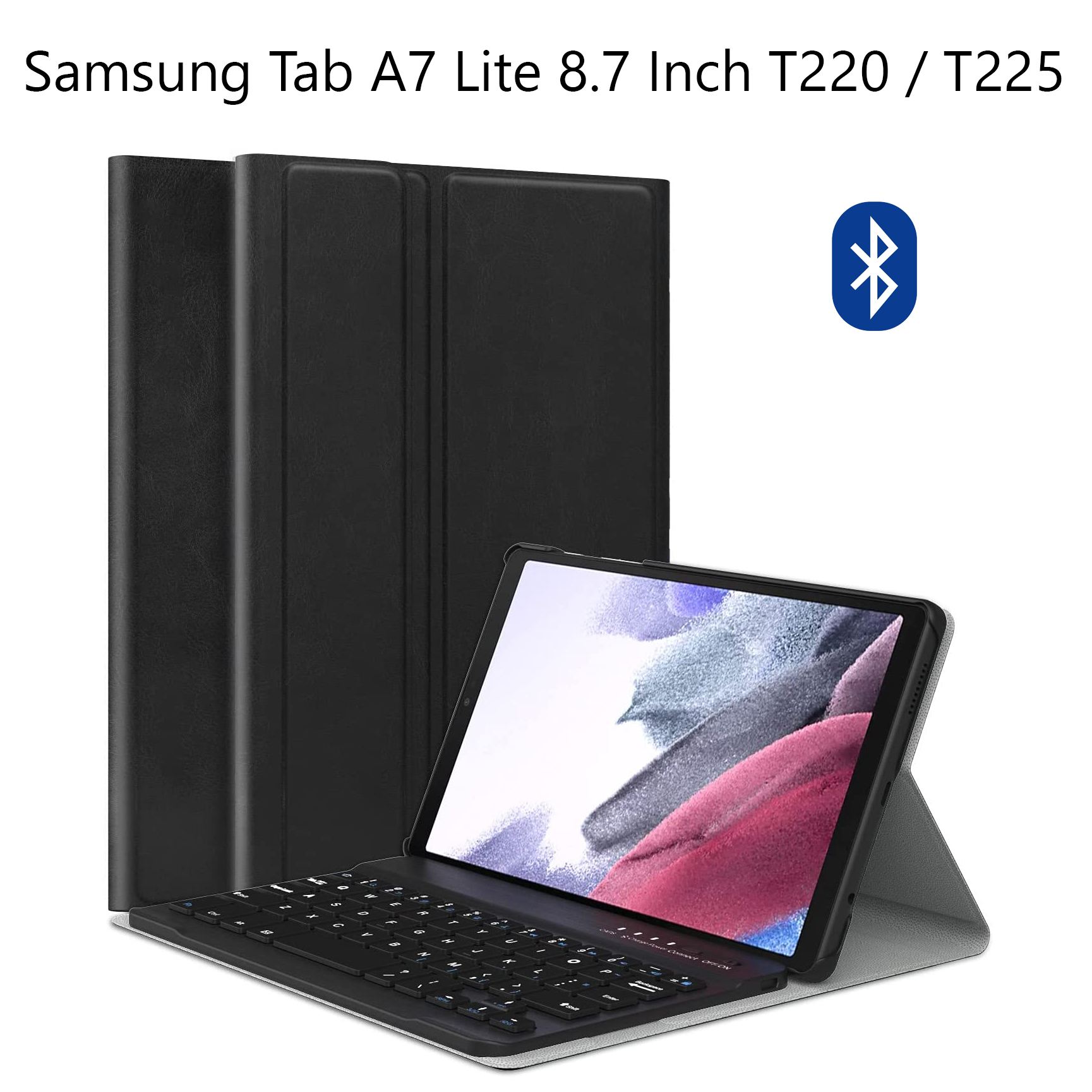 Bao Da Kèm Bàn Phím Dành Cho Samsung Galaxy Tab A7 Lite 8.7 Inch T220 / T225 Bluetooth