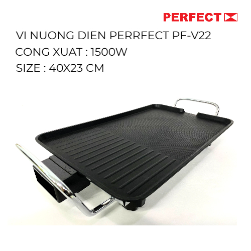 VỈ CHIÊN NƯỚNG PERFECT 1500W Hàng Chính Hãng