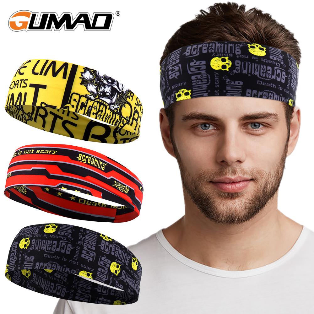 Gothic Đầu Lâu Đầu Mồ Hôi Băng Thể Thao Đầu Tóc Tập Luyện Quần Vợt Thể Dục Chạy Bộ Bóng Rổ Chạy Đáng Sợ Thấm Mồ Hôi Nam Nữ Color: 04