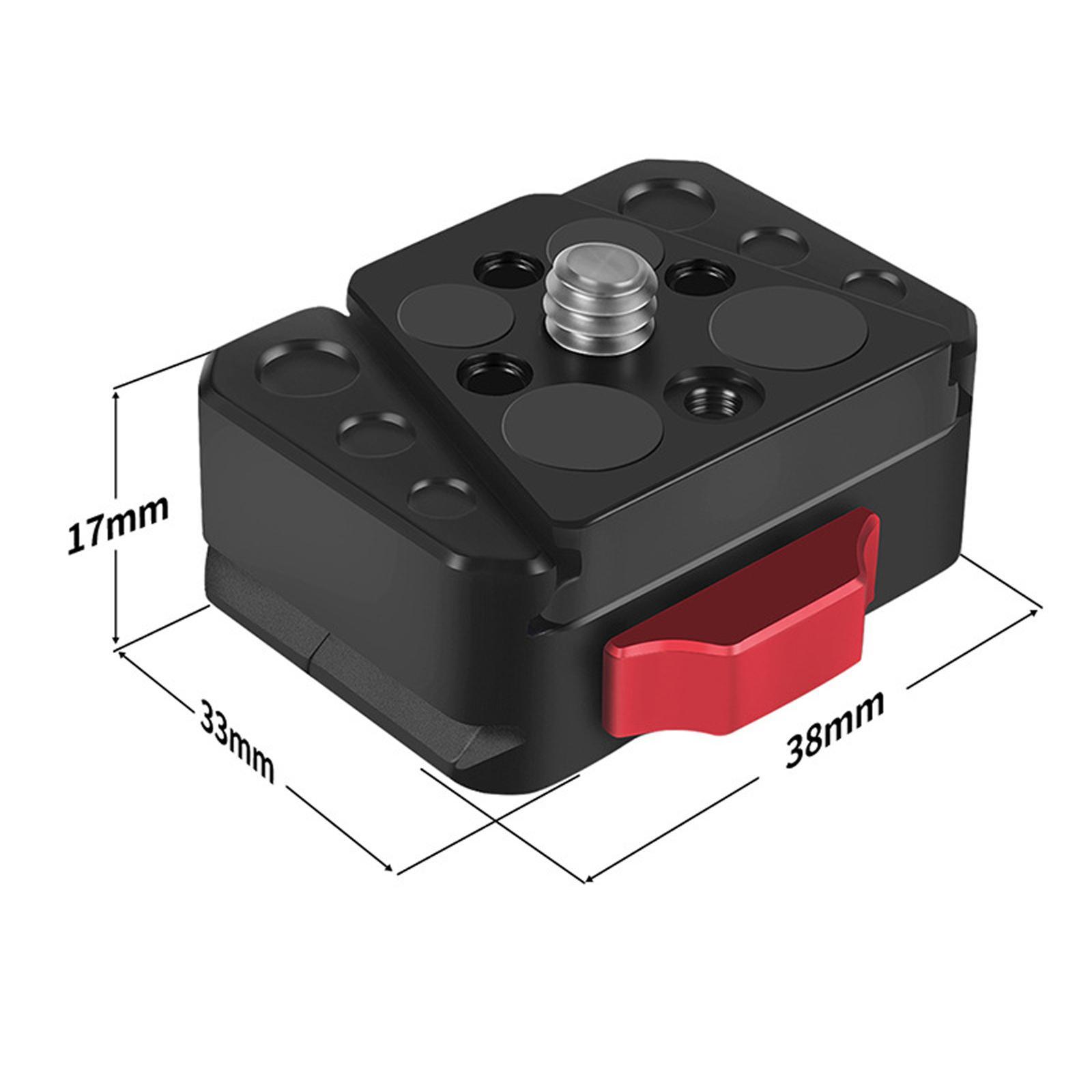 Quick Release Clamp Plate Camera Mount Adapter Clamp for DSLR Digital Camera