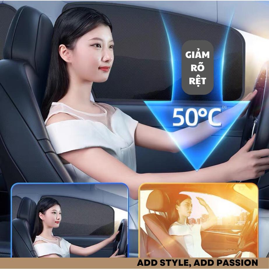 Rèm che nắng ô tô hút nam châm cao cấp, rèm chắn nắng ô tô, chắn nắng ô tô, chắn nắng theo xe ô tô