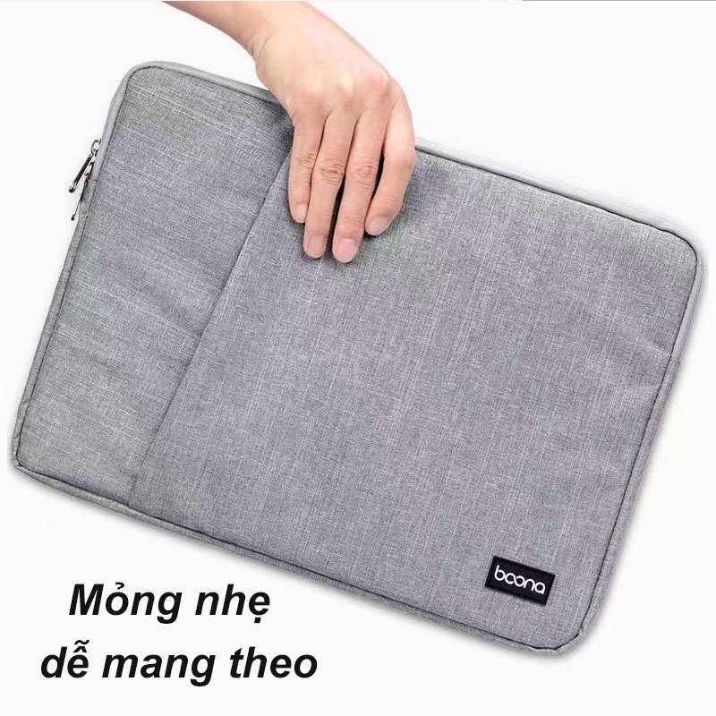 Túi Đựng Laptop Chống Sốc BAONA 2 Ngăn /11/12/13.3/14/15/16 Inch,Túi laptop Thời Trang, Tiện Lợi Mang Theo