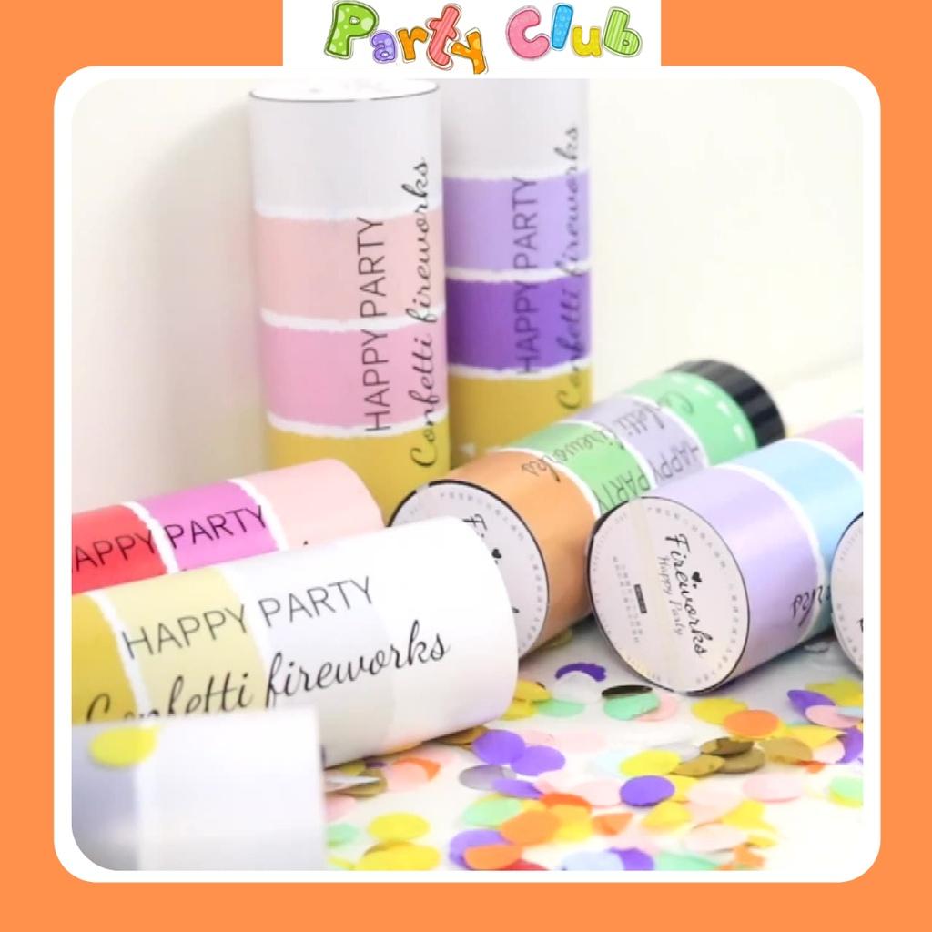 Pháo giấy phụt Confetti phụ kiện sinh nhật,tiệc cưới,party