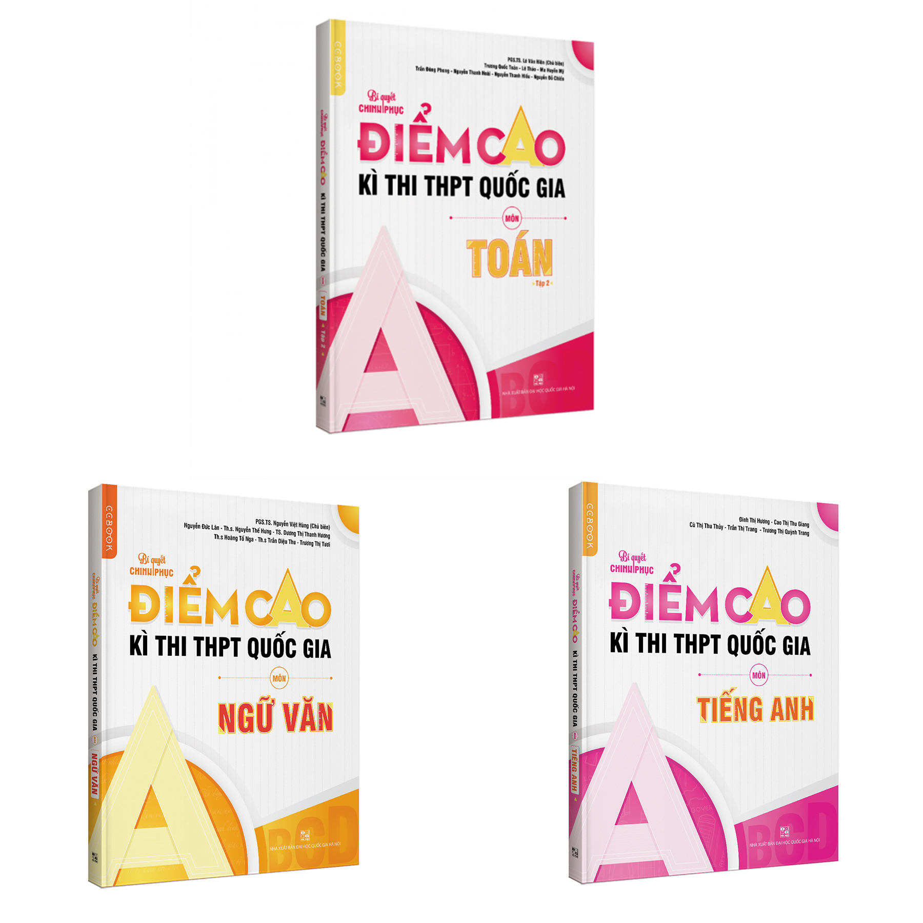 Combo luyện thi đại học điểm cao khối D - Toán Văn Anh - NXB Đại học Quốc gia Hà Nội