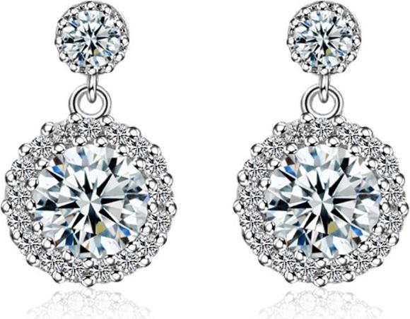 Bông tai nạm đá zircon lấp lánh BHBT349