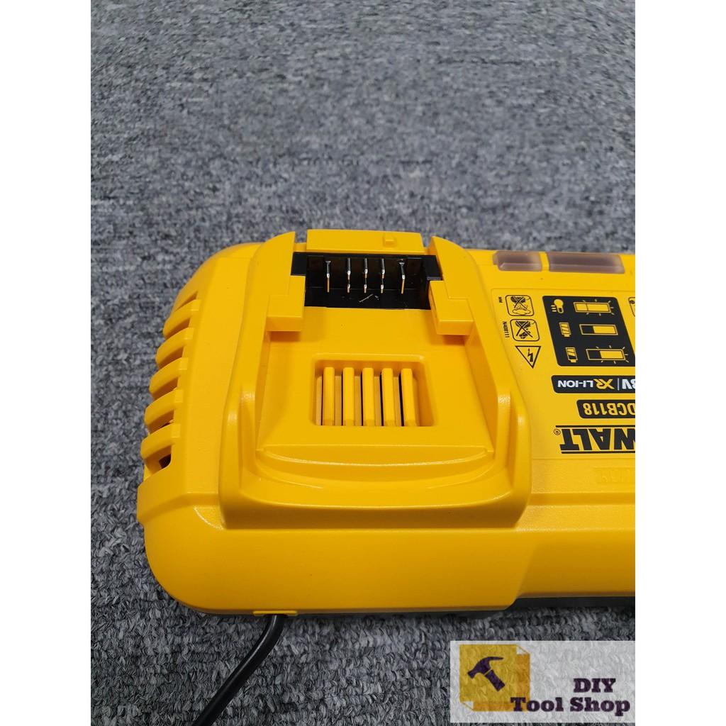 Sạc Pin Tốc Độ Cao 18V/54V DEWALT DCB118-KR - Chính Hãng - SKU DCB118