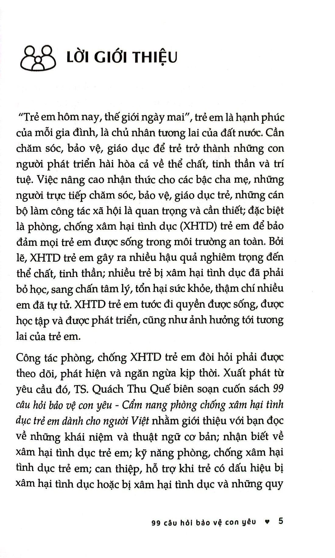 99 Câu Hỏi Bảo Vệ Con Yêu