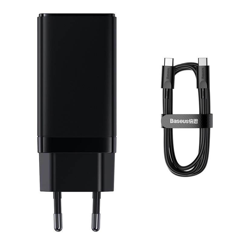 Bộ Sạc Nhanh Baseus GaN3 Pro Fast Charger 2C+U 65W (Hàng chính hãng