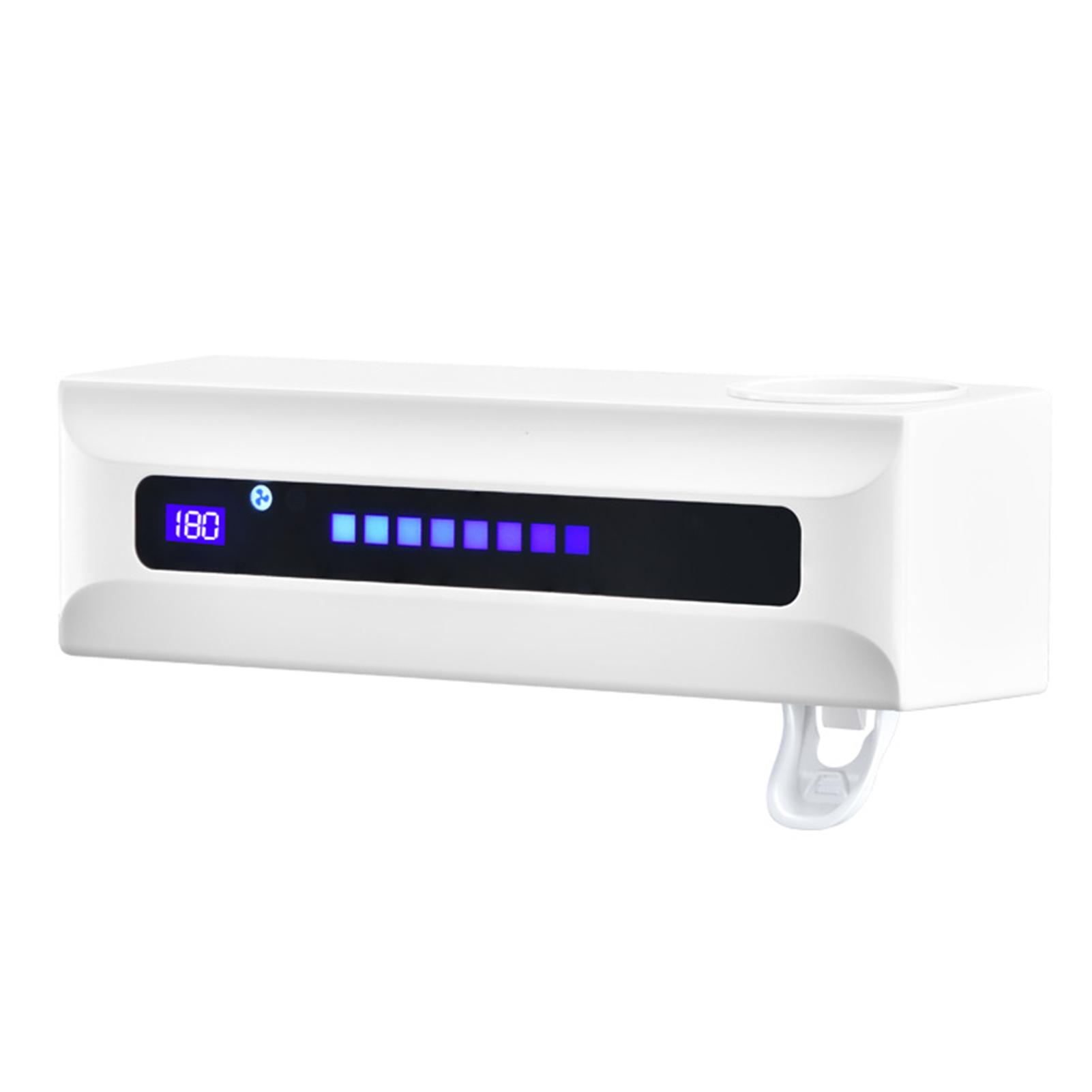 Giá đỡ bàn chải đánh răng có tính năng làm sạch bằng tia UV,, tiêu diệt đến 99,9% vi khuẩn có hại