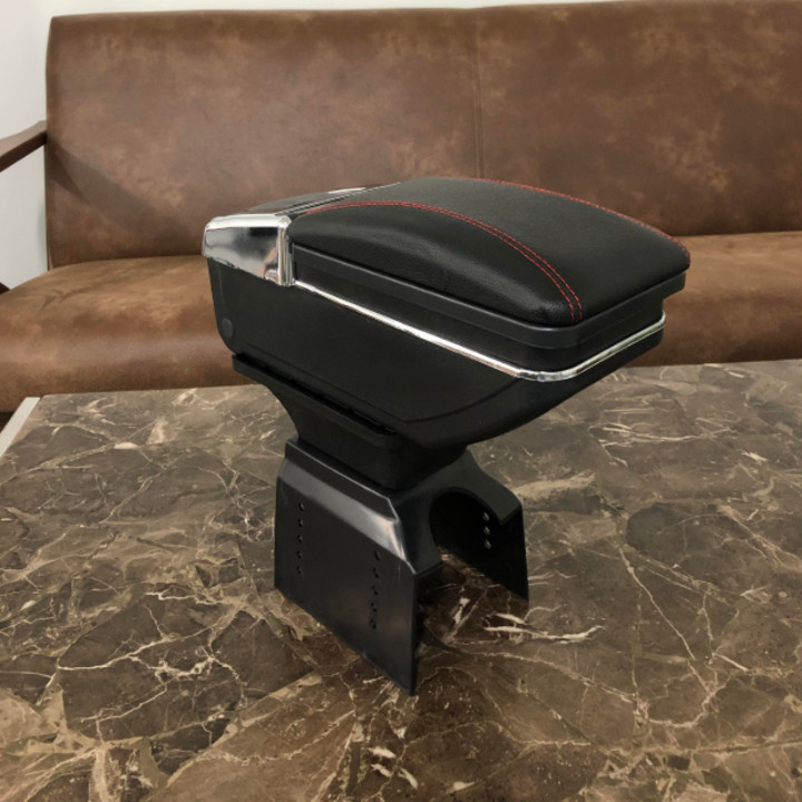Hộp tỳ tay ô tô, xe hơi cao cấp JD-ZXG Lắp cho các loại xe như: Morning, Spark, Getz, i10, Yaris, Mazda 2, Honda city, Ford Fiesta, Swift, Nissan Sunny, Mitsubishi Attrage...Kích thước đế: Ngang 13cm dài 15cm