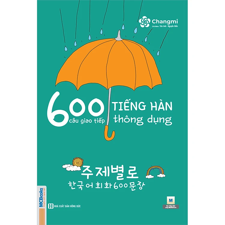 Sách 600 Câu Giao Tiếp Tiếng Hàn Thông Dụng - Tặng kèm bộ Bookmark.