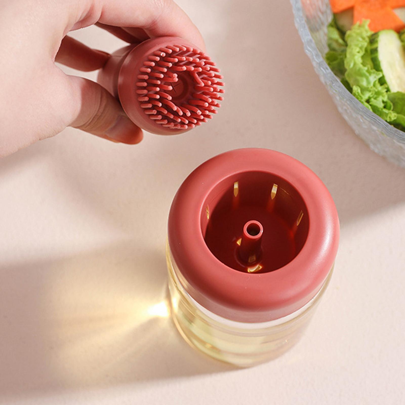 2pcs Oil Bottle with Silicone Brush Oil Container for The