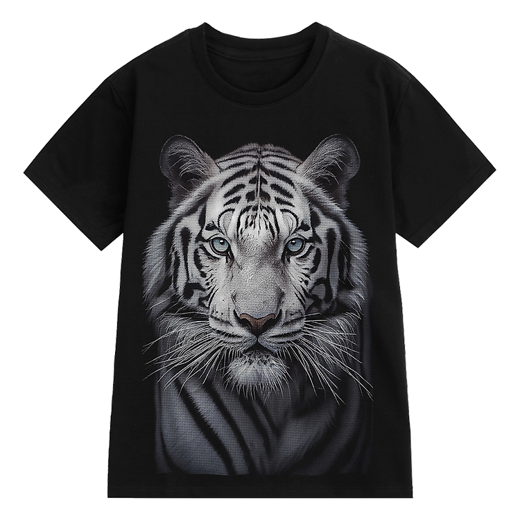 Áo thun nam cổ tròn tay ngắn TeeSett big size boy phố cotton màu đen in hình graphic design