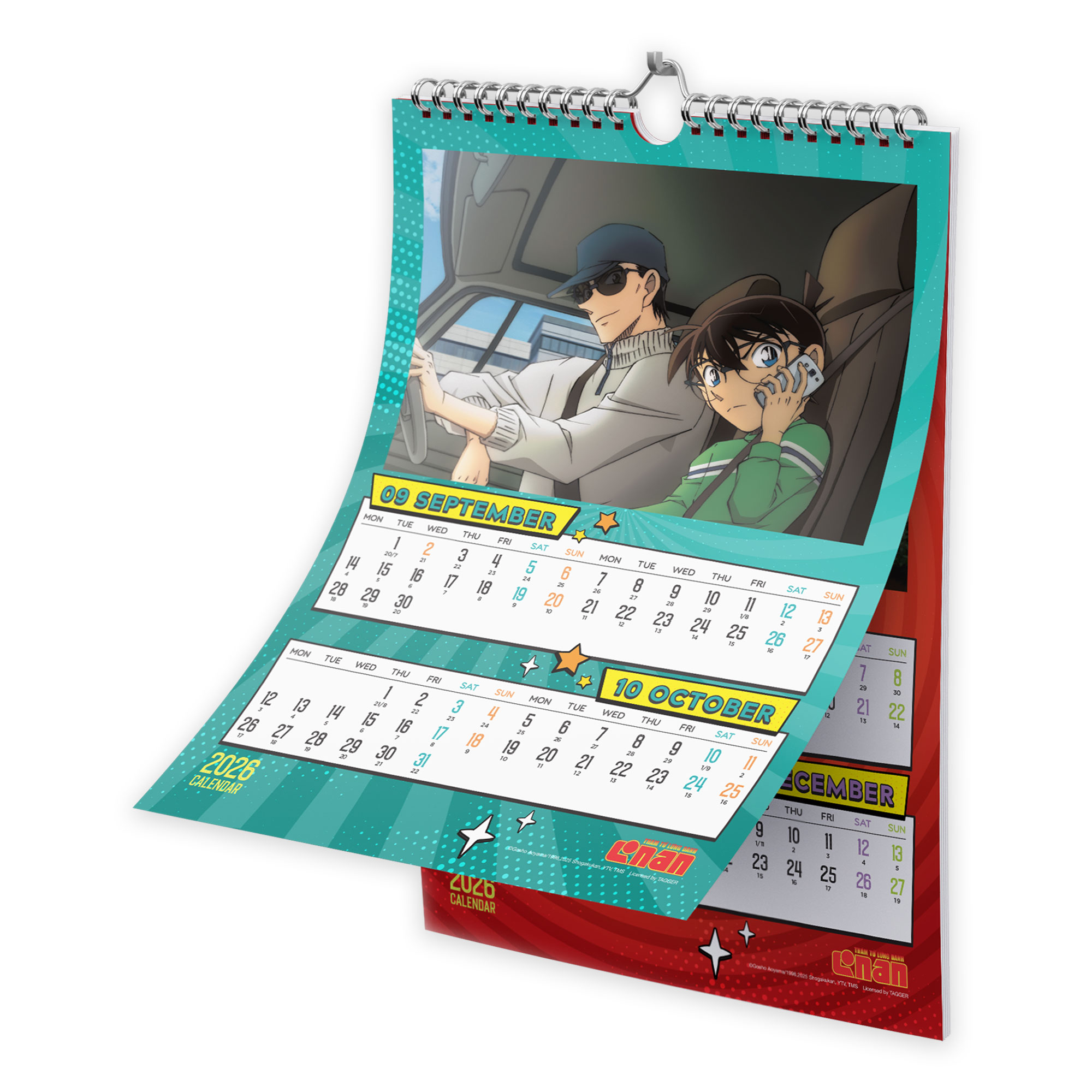 Lịch Treo Tường Thám Tử Lừng Danh Conan 2026