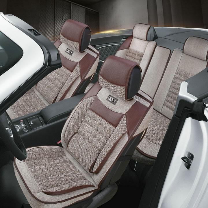 Bọc ghế xe ô tô cao cấp BG07 tặng kèm bọc vô lăng