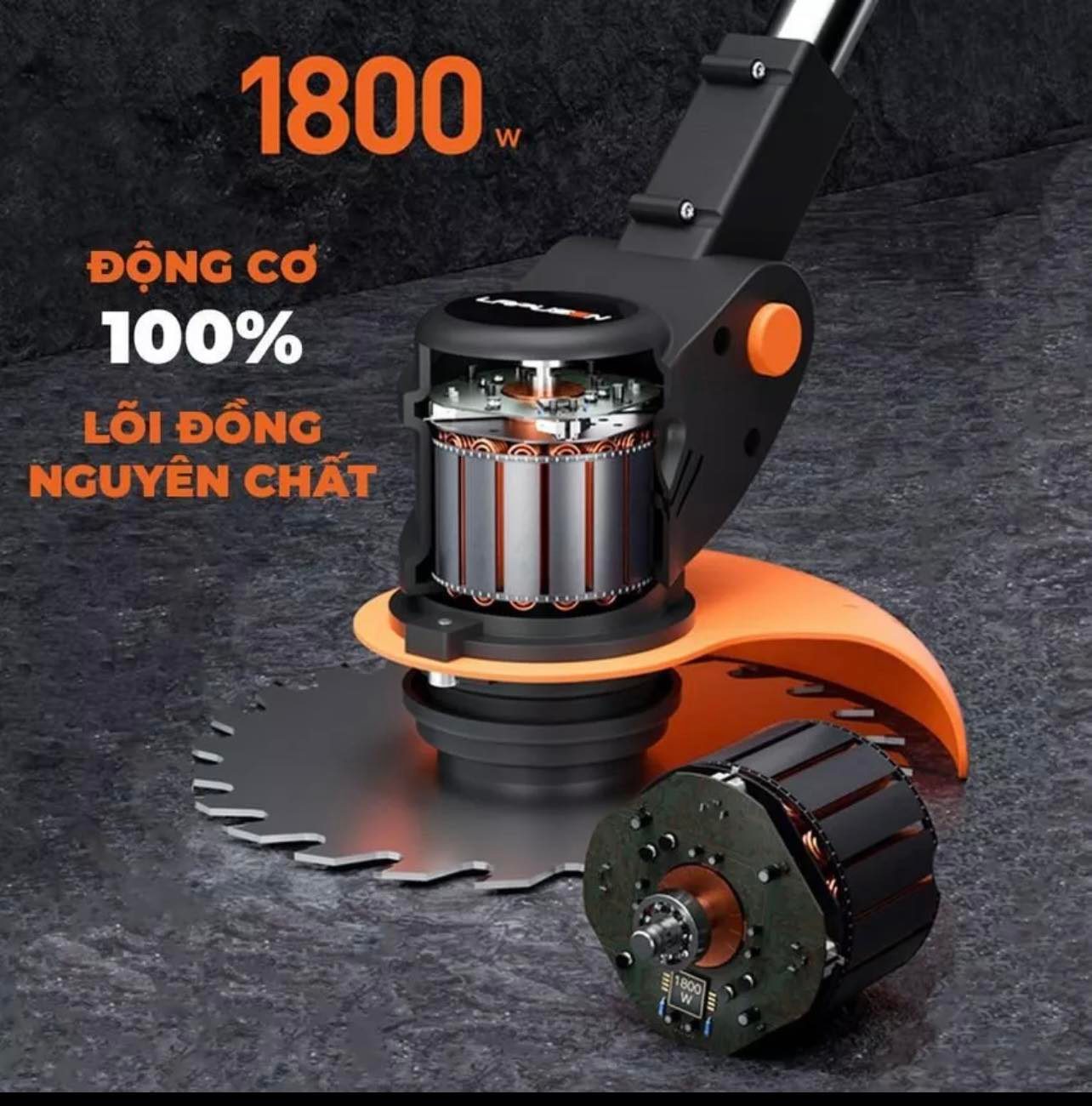 Máy cắt cỏ MÁY CẮT CỎ PIN - SIÊU KHỎE pin cực khủng (bảo hành 1