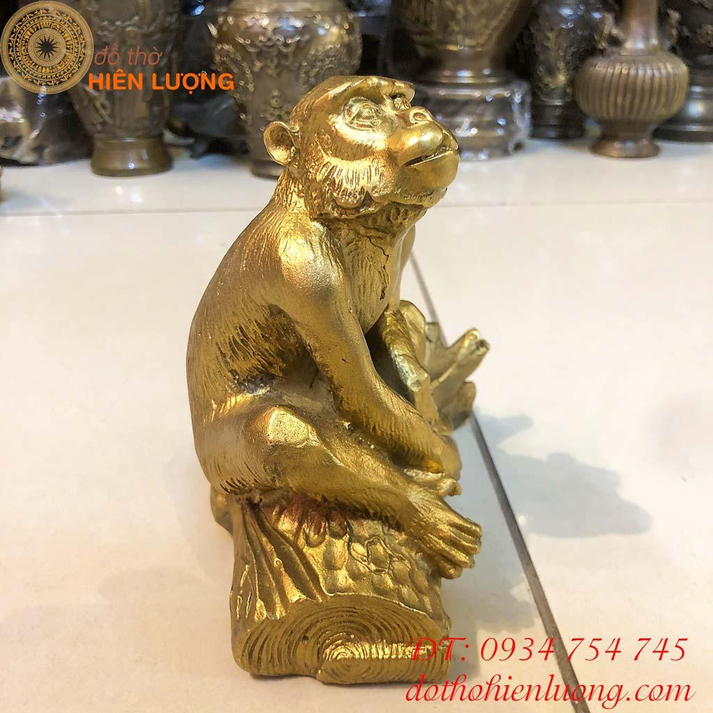 Tượng Khỉ Ngồi Cành Cây Phong Thủy