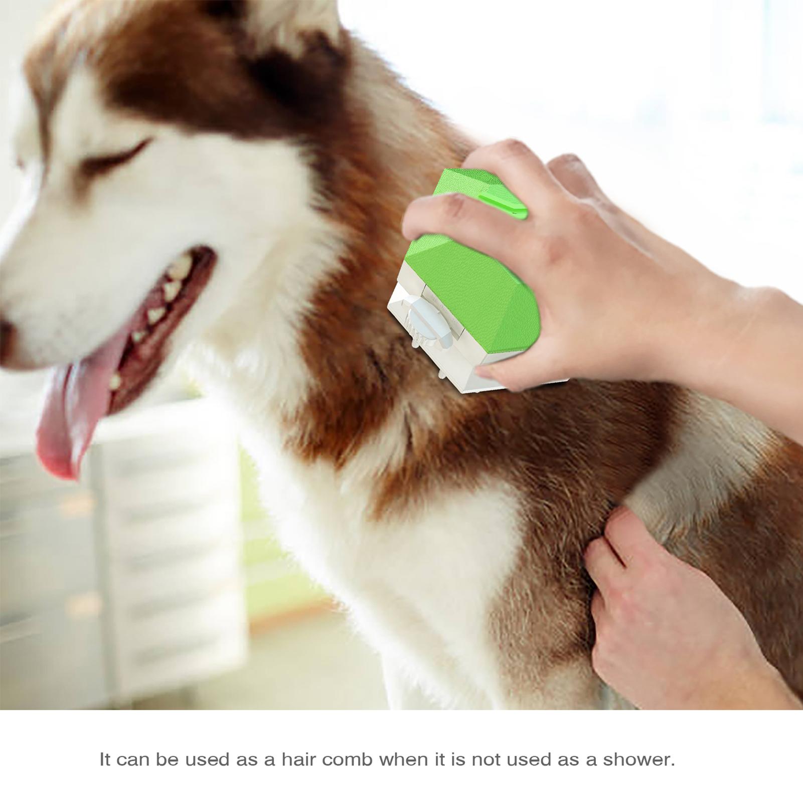 Vòi hoa sen tắm chó mèo, lược chải lông, bàn massage cho thú cưng