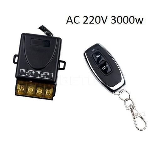 Công tắc điều khiển từ xa 100m/30A/220V bật tắt bơm nước, máy rửa xe, rơ le điều khiển từ xa