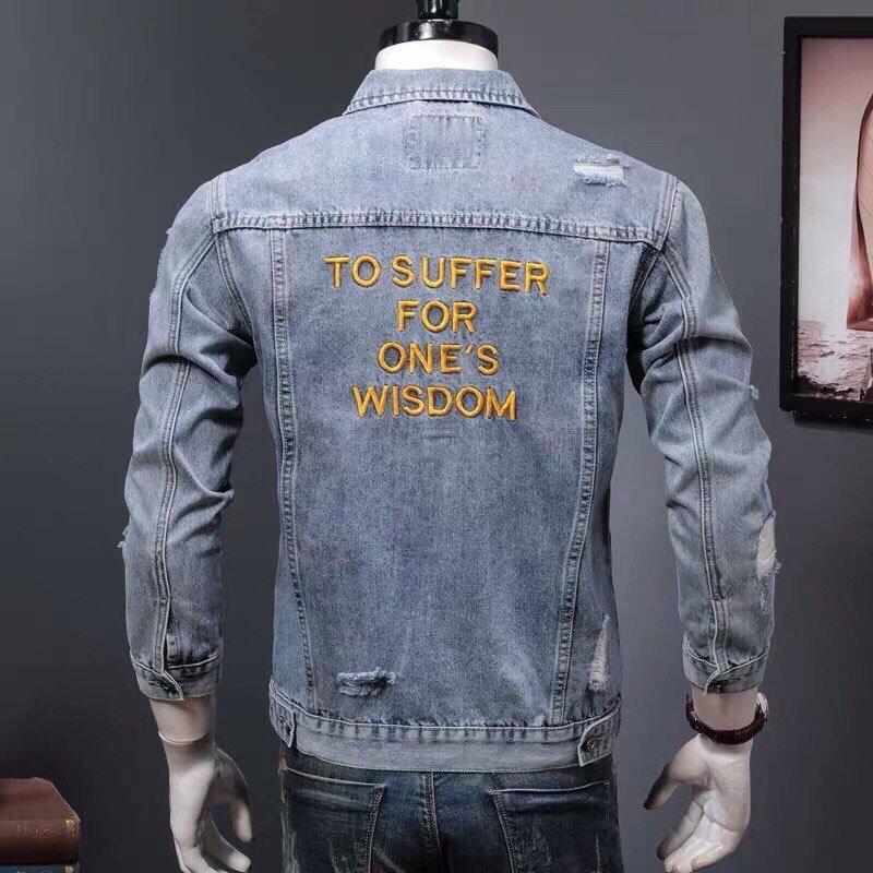 Áo khoác jean nam thời trang cao cấp, chất liệu denim thoáng mát, hàng chuẩn shop BEN Shop0807 v9