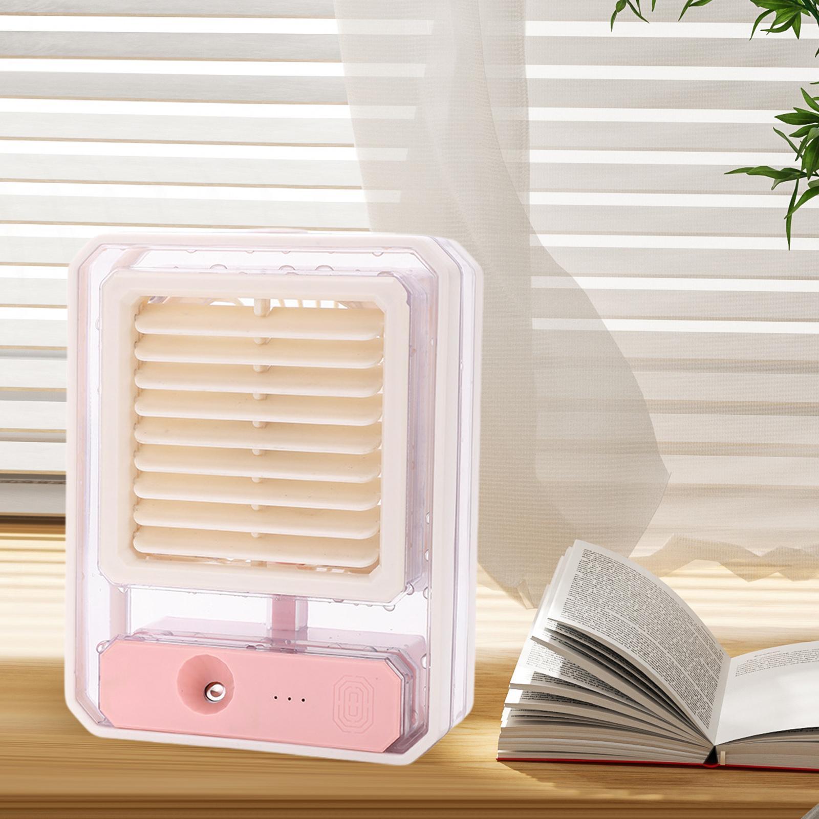 Portable Misting Fan Humidifier Air Conditioners Fan for Home Travel Bedroom