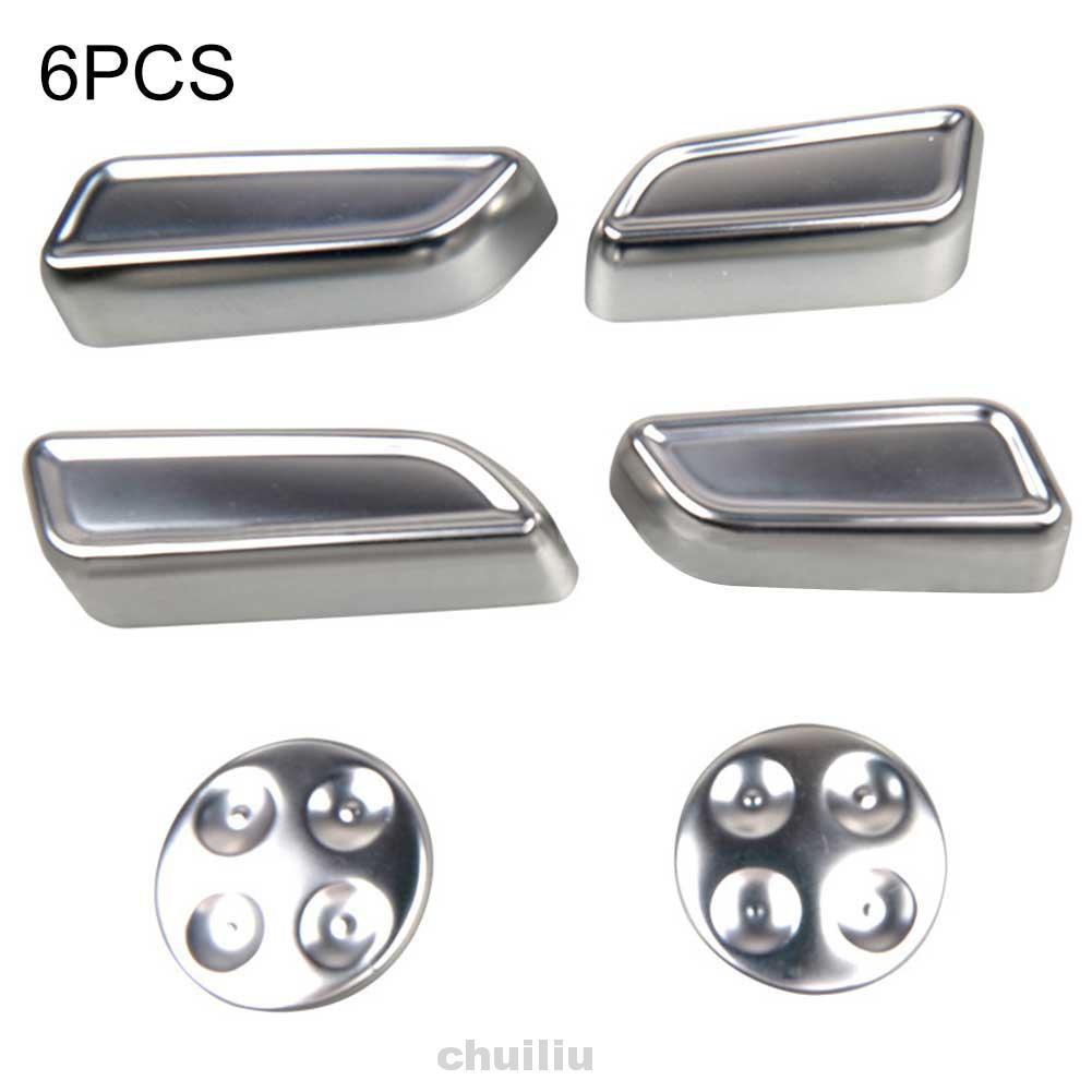 Set 6 Nắp Bảo Vệ Nút Điều Chỉnh Ghế Ngồi Xe Ô Tô Tesla Model 3