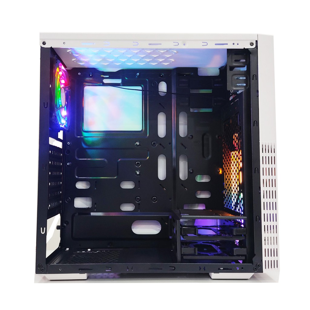 Vỏ Case Máy Tính Golden Field N27W (RGB, Vách Mica) - Hàng Chính Hãng 