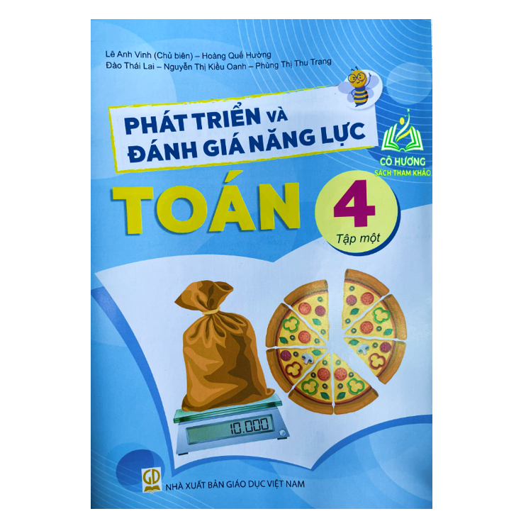 Sách - Combo phát triển và đánh giá năng lực toán 4 - tập 1 + 2