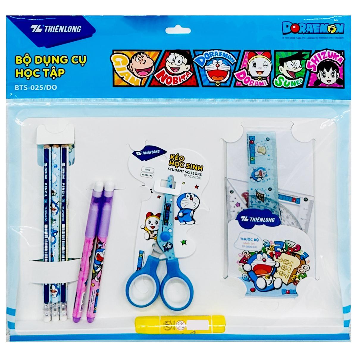Combo Dụng Cụ Học Sinh Cấp 1 Doraemon
