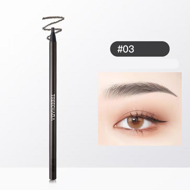 Chì xé kẻ mày hai đầu chống nước lâu trôi Treechada Eyebrow Thái Lan 4g phẩy sợi siêu mảnh 2mm