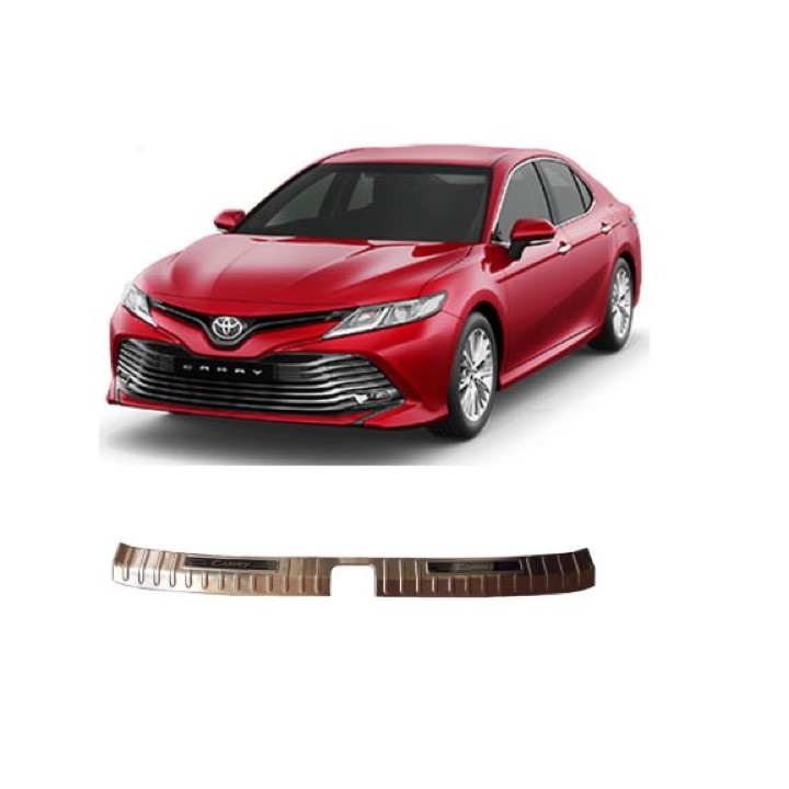 ỐP BẬC CHỐNG TRẦY CỐP TRONG INOX XE TOYOTA CAMRY 2019 CAO CẤP