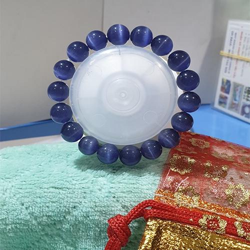 Vòng tay đá mắt mèo 10li nhiều màu