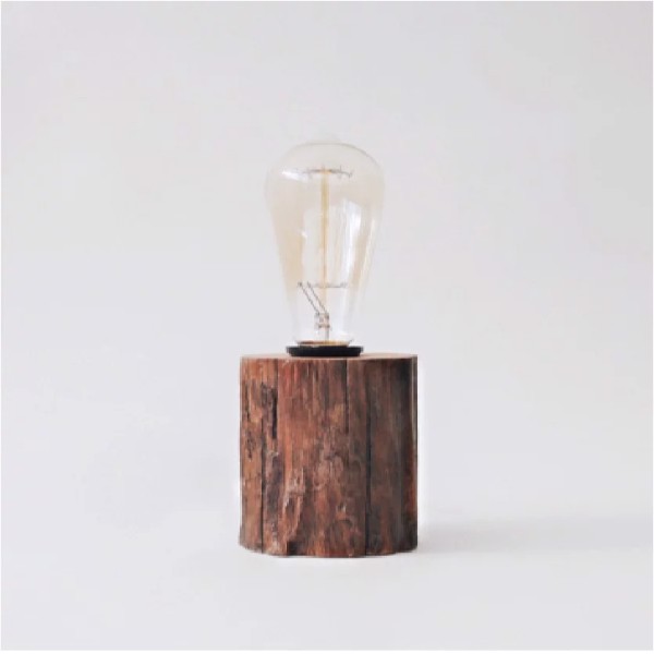 Đèn Trang Trí Gỗ Drifwood // Industrial Decorative Lamp Driftwood Edition